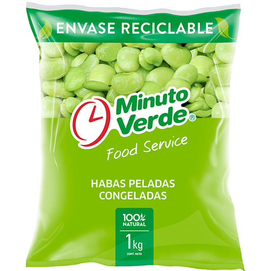Habas peladas Minuto Verde 1 KG