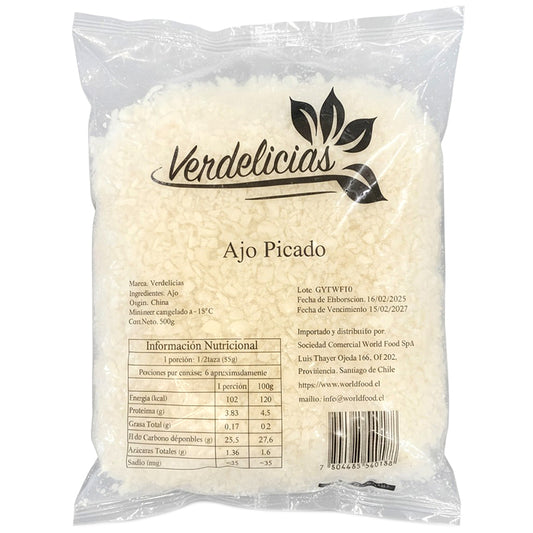 Ajo picado Verdelicias 500 GR