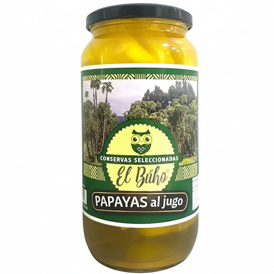 Papayas al jugo El Buho 1 KG