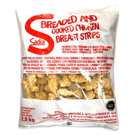 Tiritas de pechuga de pollo rebozadas Sadia 2 KG