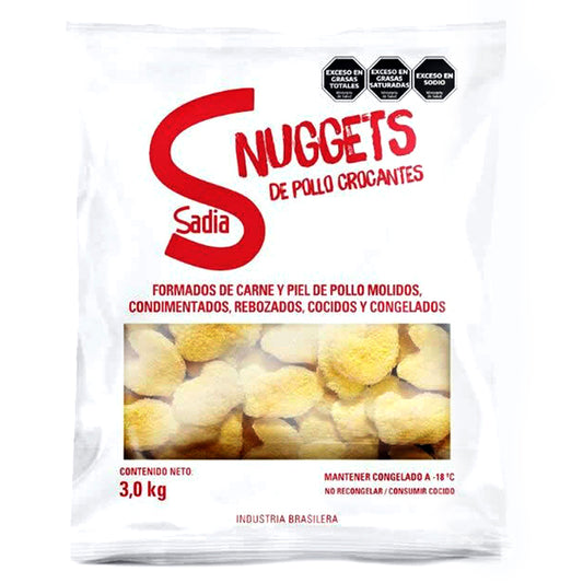 Nuggets de pollo crocantes Sadia 3 KG