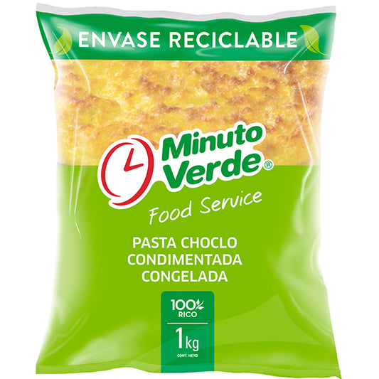 Pasta de choclo condimentada Minuto Verde 1 KG