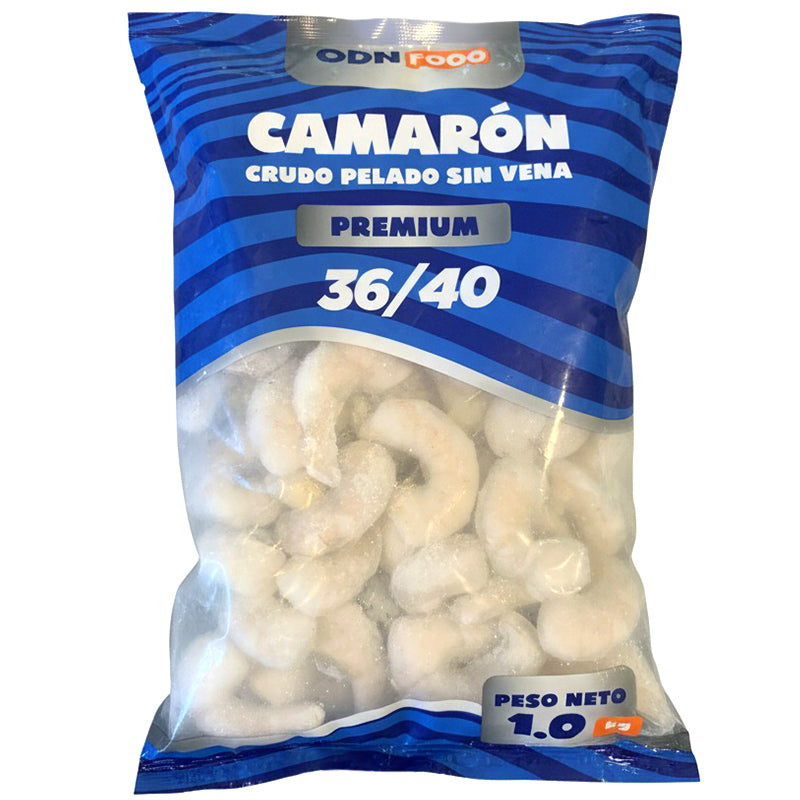 Camarones 36/40 ODN FOOD 1 KG